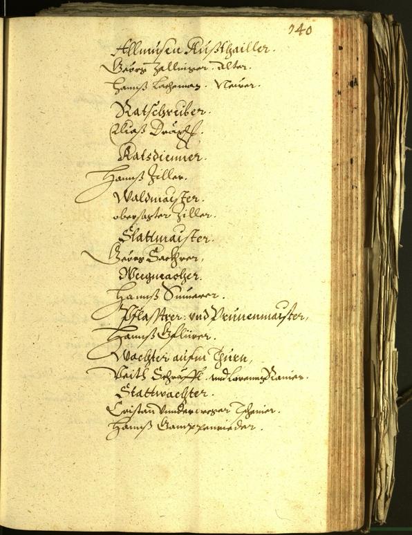 Civic Archives of Bozen-Bolzano - BOhisto Minutes of the council 1601 