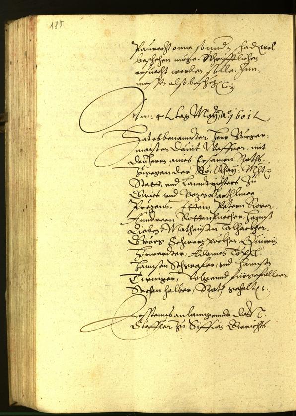 Archivio Storico della Città di Bolzano - BOhisto protocollo consiliare 1601 