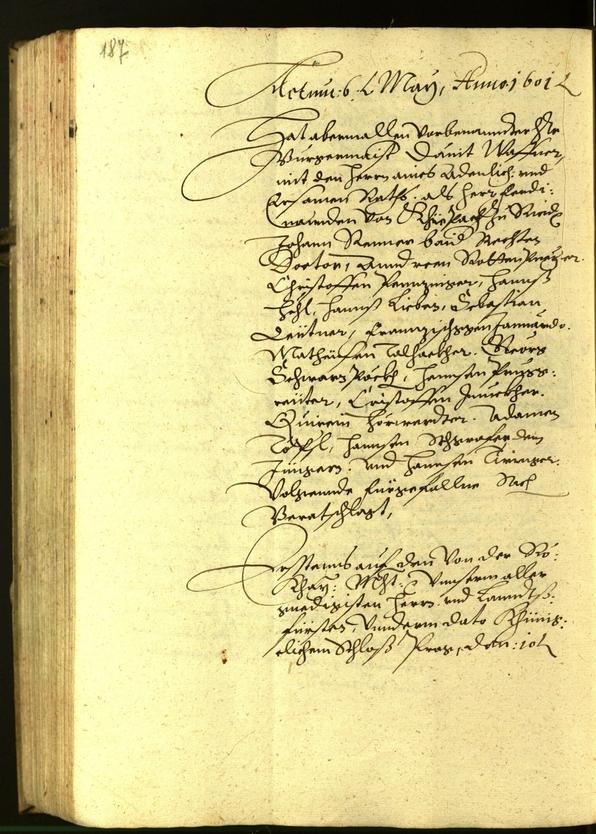 Civic Archives of Bozen-Bolzano - BOhisto Minutes of the council 1601 