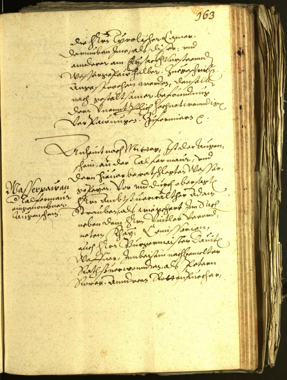 Stadtarchiv Bozen - BOhisto Ratsprotokoll 1601 