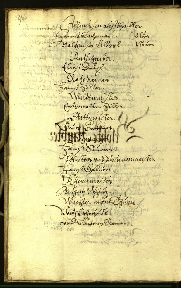 Civic Archives of Bozen-Bolzano - BOhisto Minutes of the council 1602 