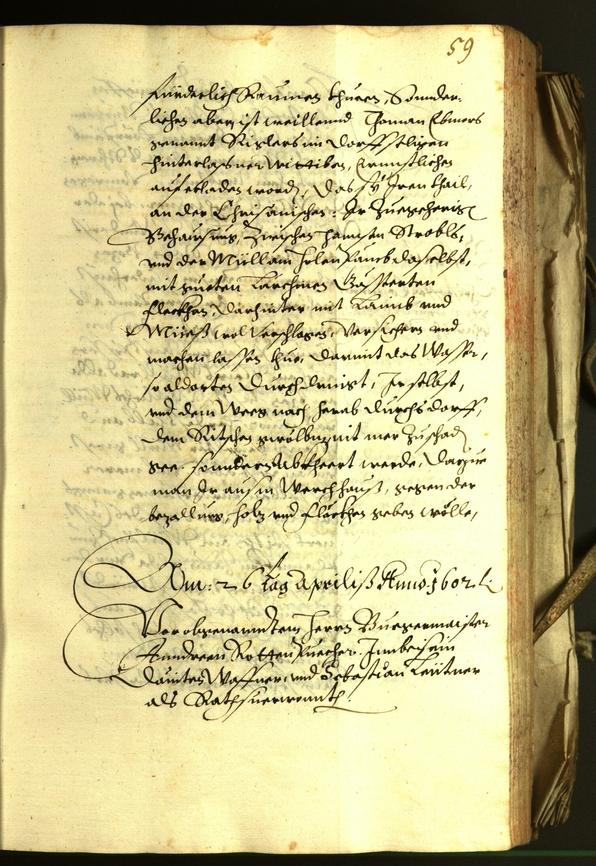 Civic Archives of Bozen-Bolzano - BOhisto Minutes of the council 1602 