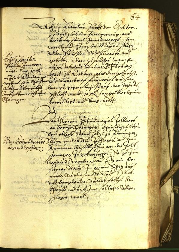 Stadtarchiv Bozen - BOhisto Ratsprotokoll 1602 