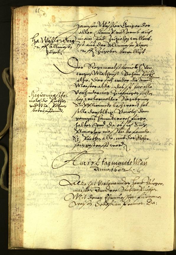 Archivio Storico della Città di Bolzano - BOhisto protocollo consiliare 1602 