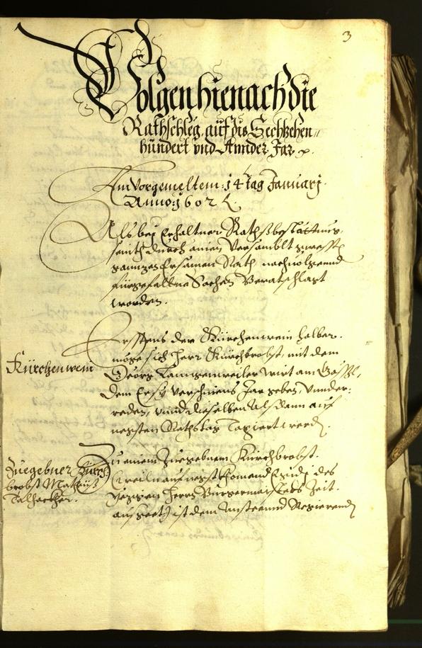 Archivio Storico della Città di Bolzano - BOhisto protocollo consiliare 1602 