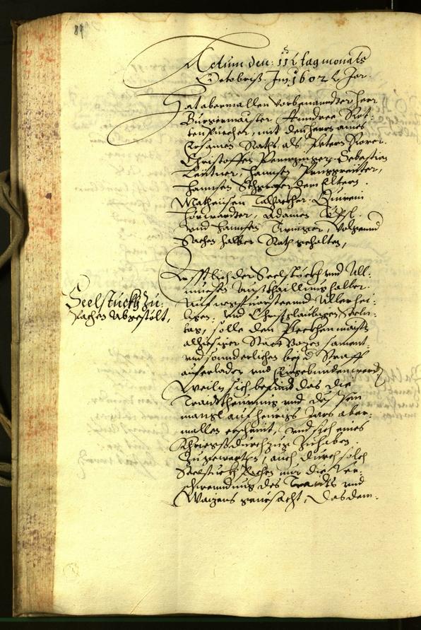 Civic Archives of Bozen-Bolzano - BOhisto Minutes of the council 1602 