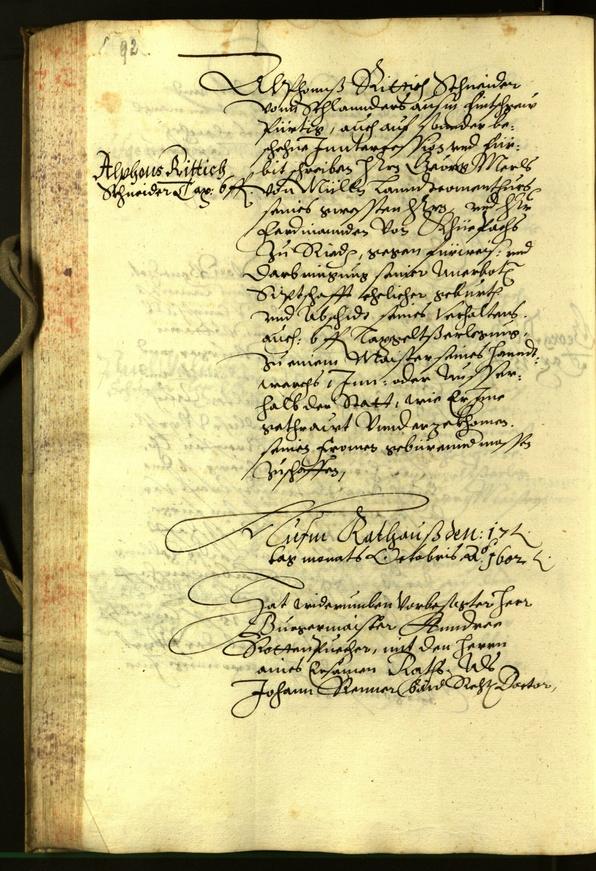 Archivio Storico della Città di Bolzano - BOhisto protocollo consiliare 1602 