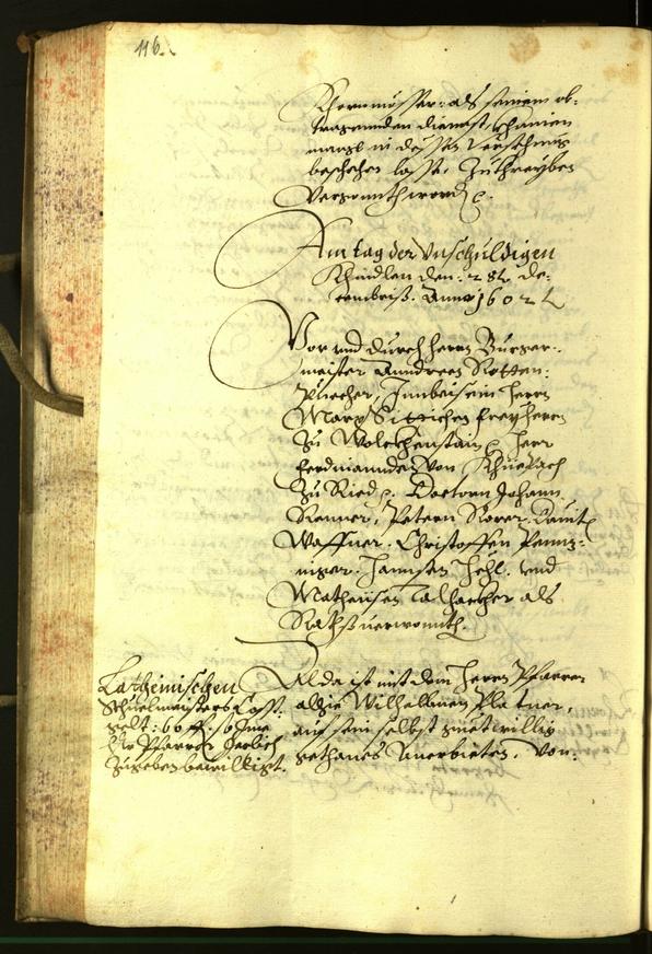 Stadtarchiv Bozen - BOhisto Ratsprotokoll 1602 