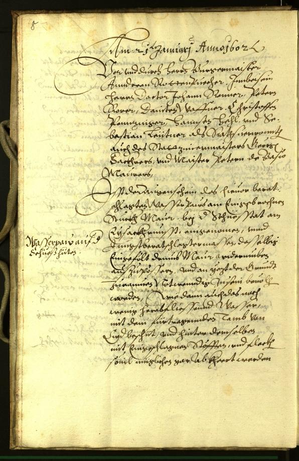 Civic Archives of Bozen-Bolzano - BOhisto Minutes of the council 1602 