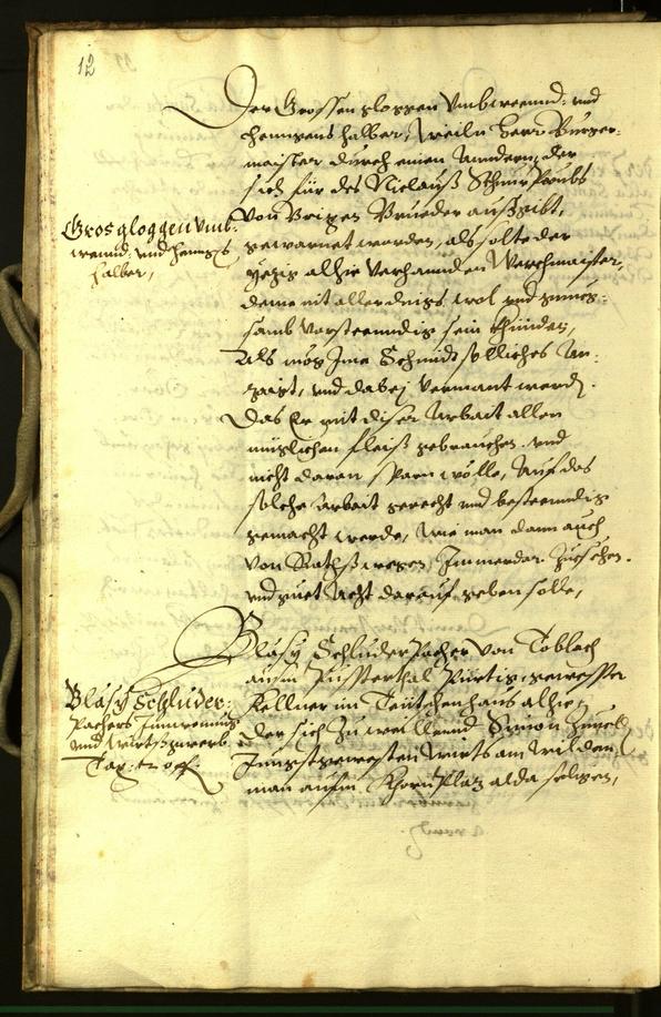 Stadtarchiv Bozen - BOhisto Ratsprotokoll 1602 