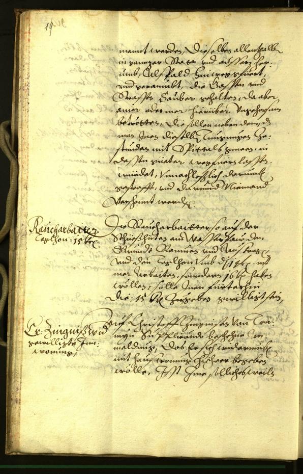 Stadtarchiv Bozen - BOhisto Ratsprotokoll 1602 