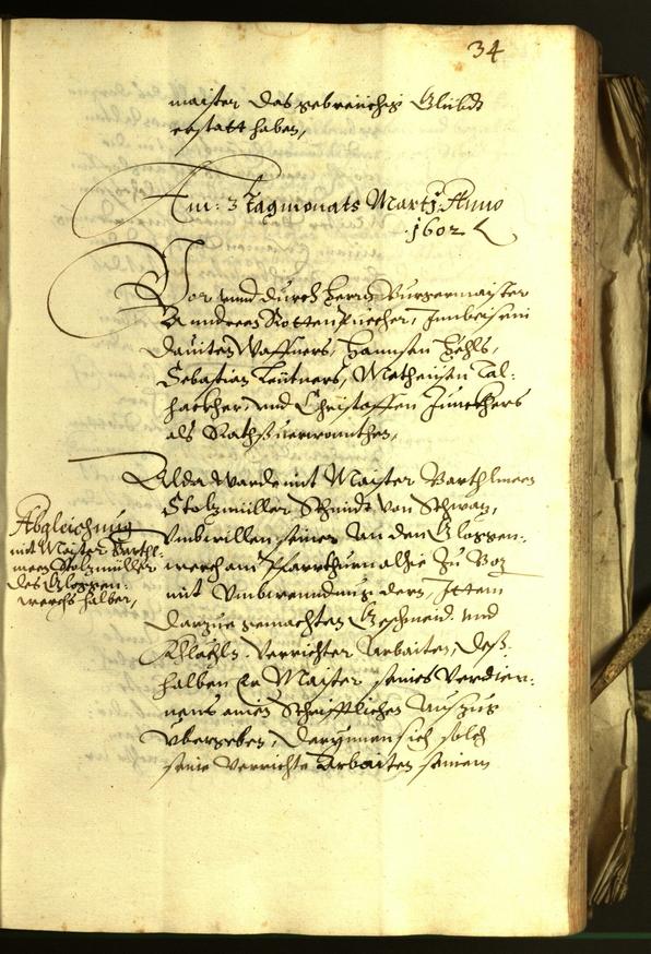 Civic Archives of Bozen-Bolzano - BOhisto Minutes of the council 1602 