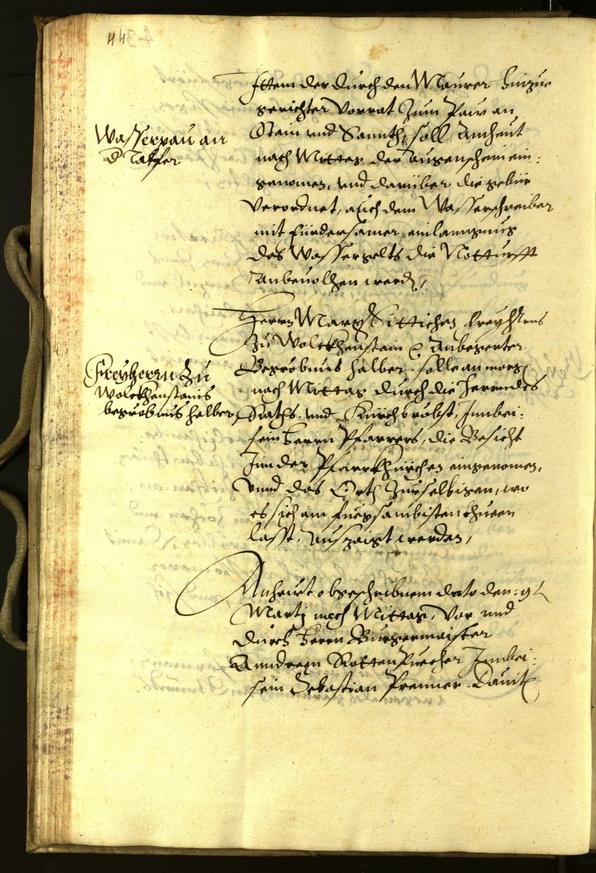 Civic Archives of Bozen-Bolzano - BOhisto Minutes of the council 1602 