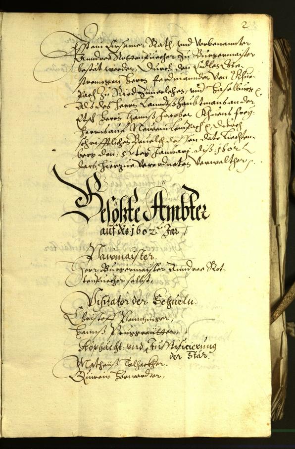 Civic Archives of Bozen-Bolzano - BOhisto Minutes of the council 1602 