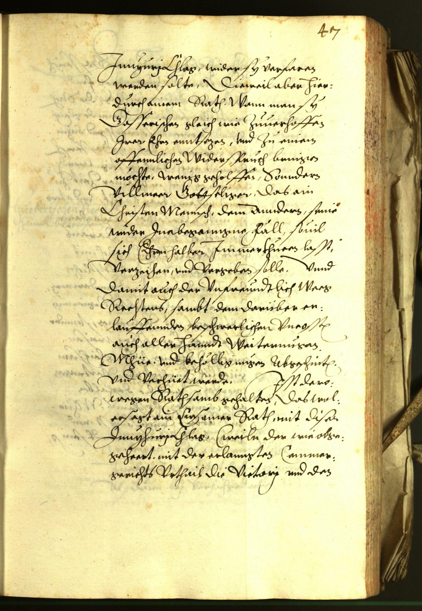 Stadtarchiv Bozen - BOhisto Ratsprotokoll 1602 