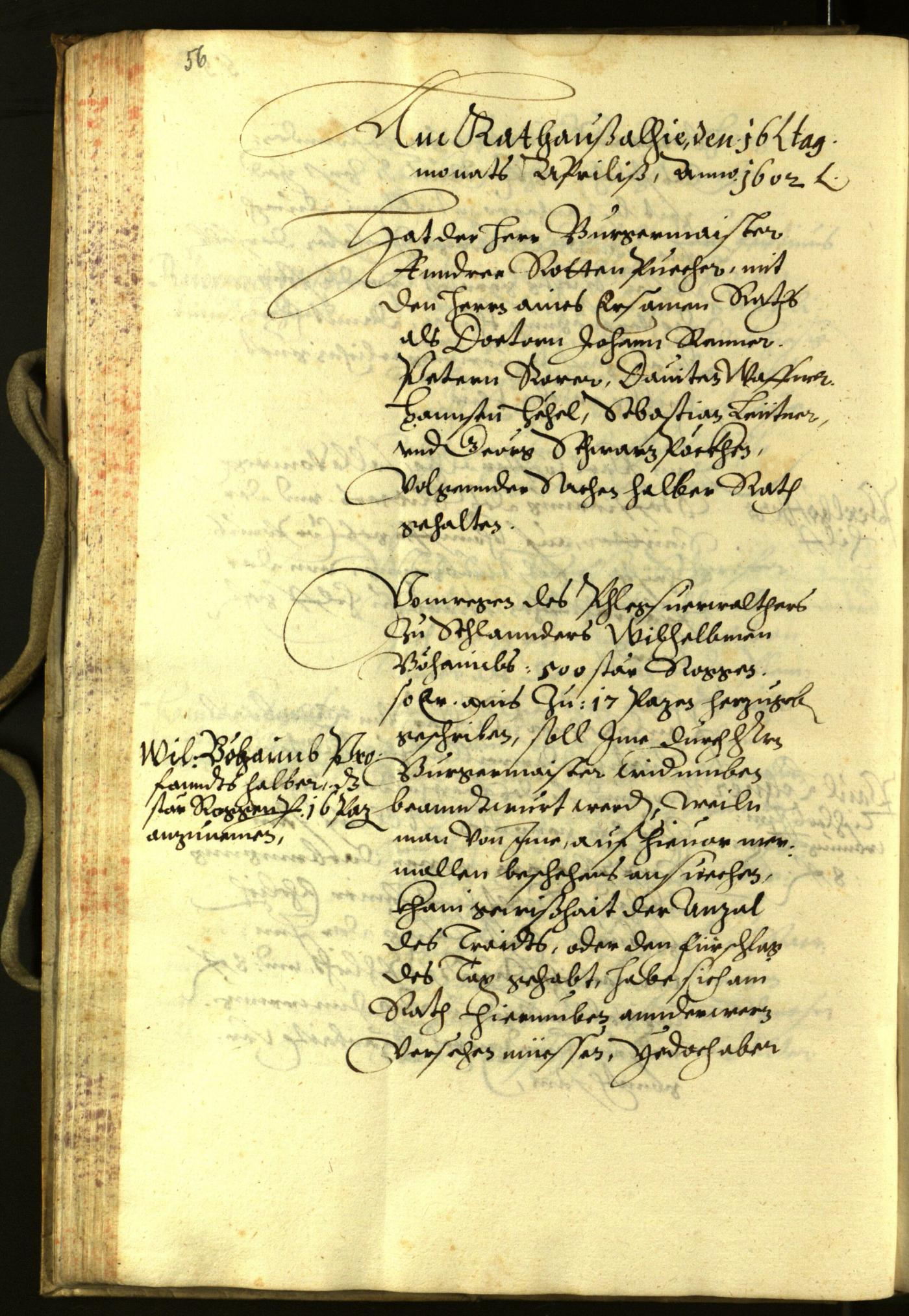 Archivio Storico della Città di Bolzano - BOhisto protocollo consiliare 1602 