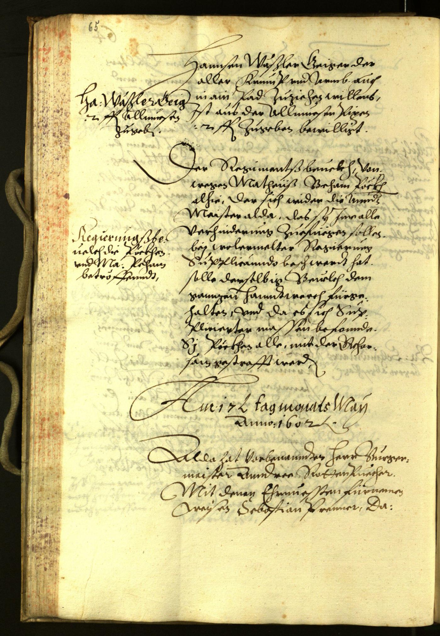 Civic Archives of Bozen-Bolzano - BOhisto Minutes of the council 1602 