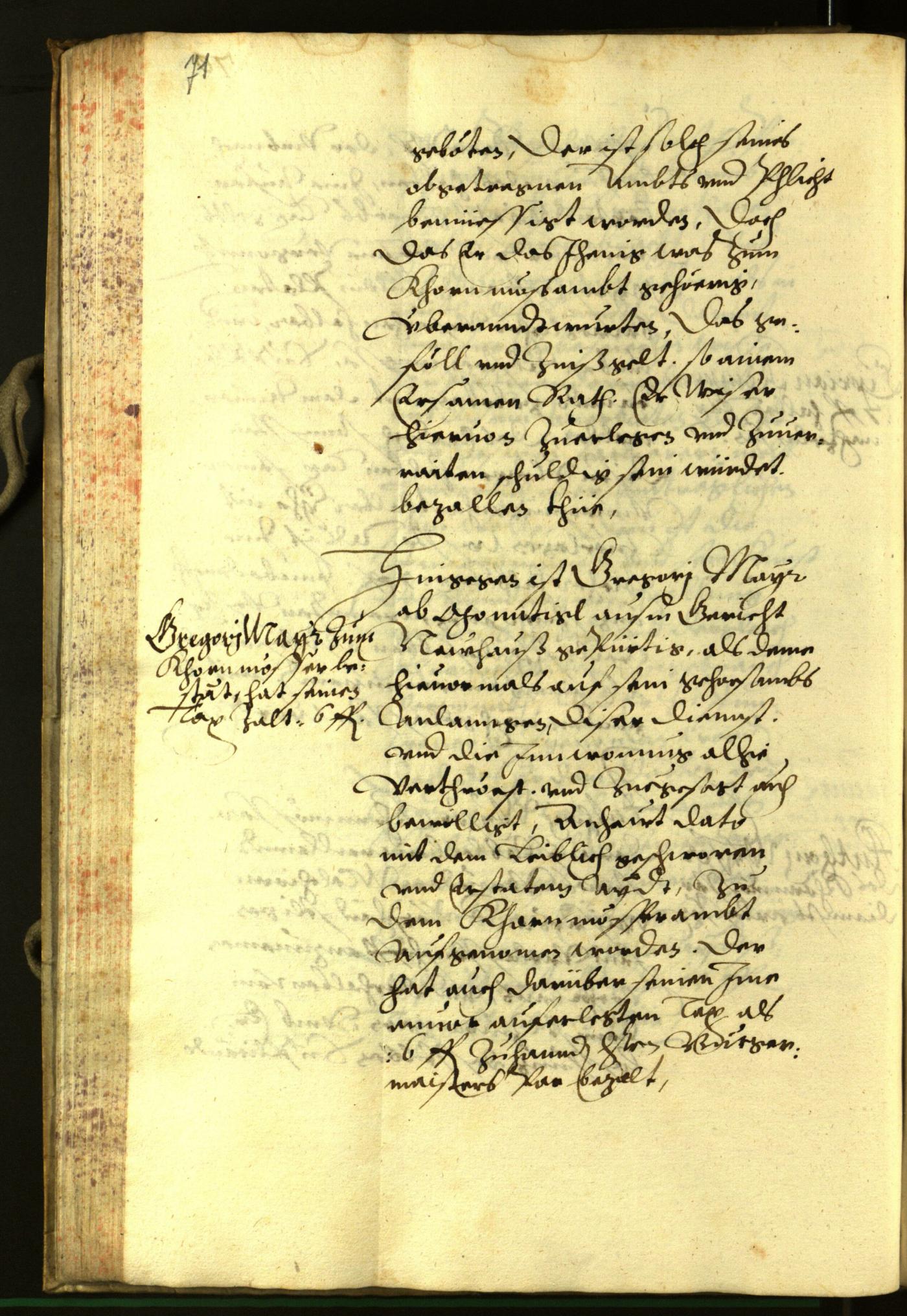 Stadtarchiv Bozen - BOhisto Ratsprotokoll 1602 