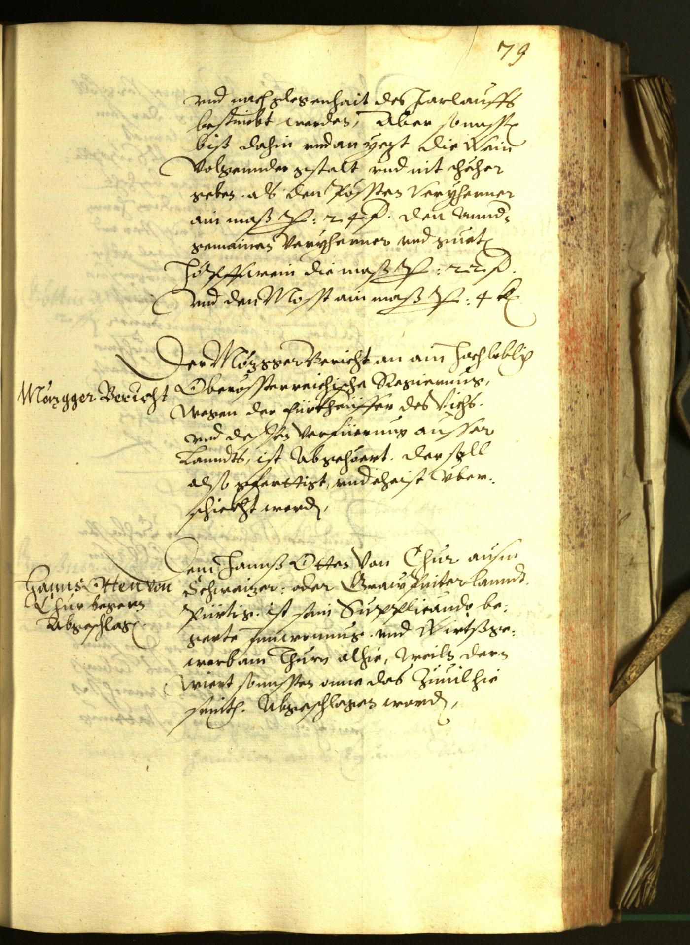 Stadtarchiv Bozen - BOhisto Ratsprotokoll 1602 