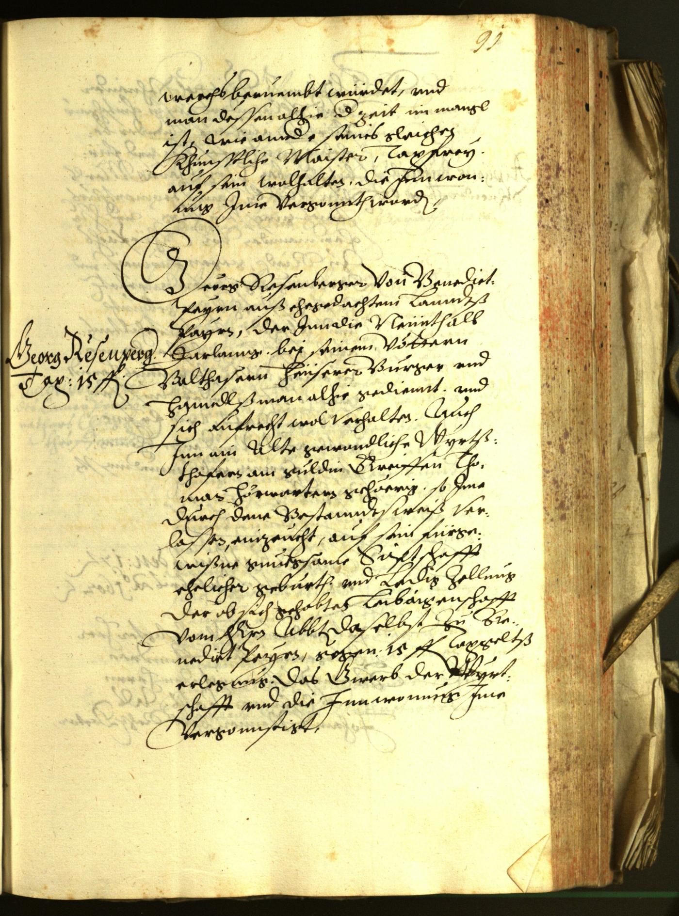 Stadtarchiv Bozen - BOhisto Ratsprotokoll 1602 