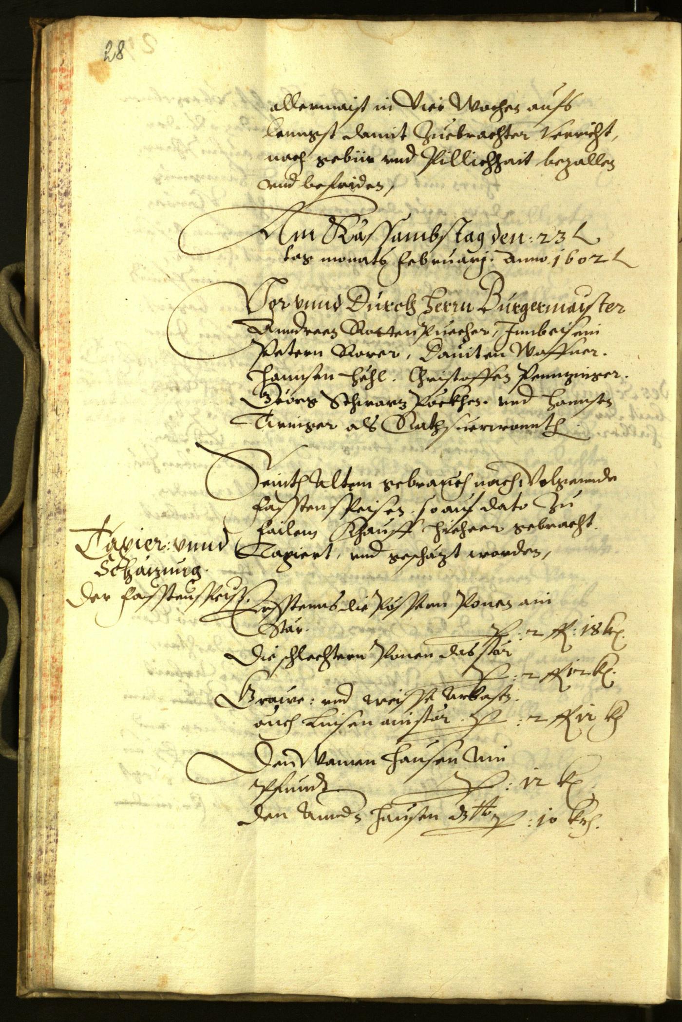 Civic Archives of Bozen-Bolzano - BOhisto Minutes of the council 1602 