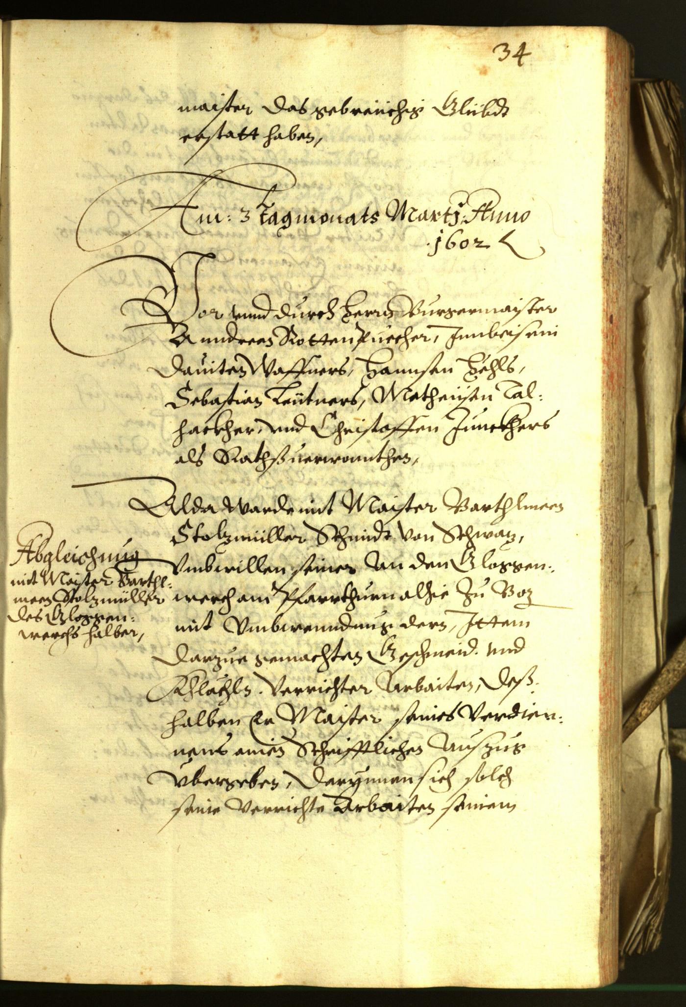 Archivio Storico della Città di Bolzano - BOhisto protocollo consiliare 1602 