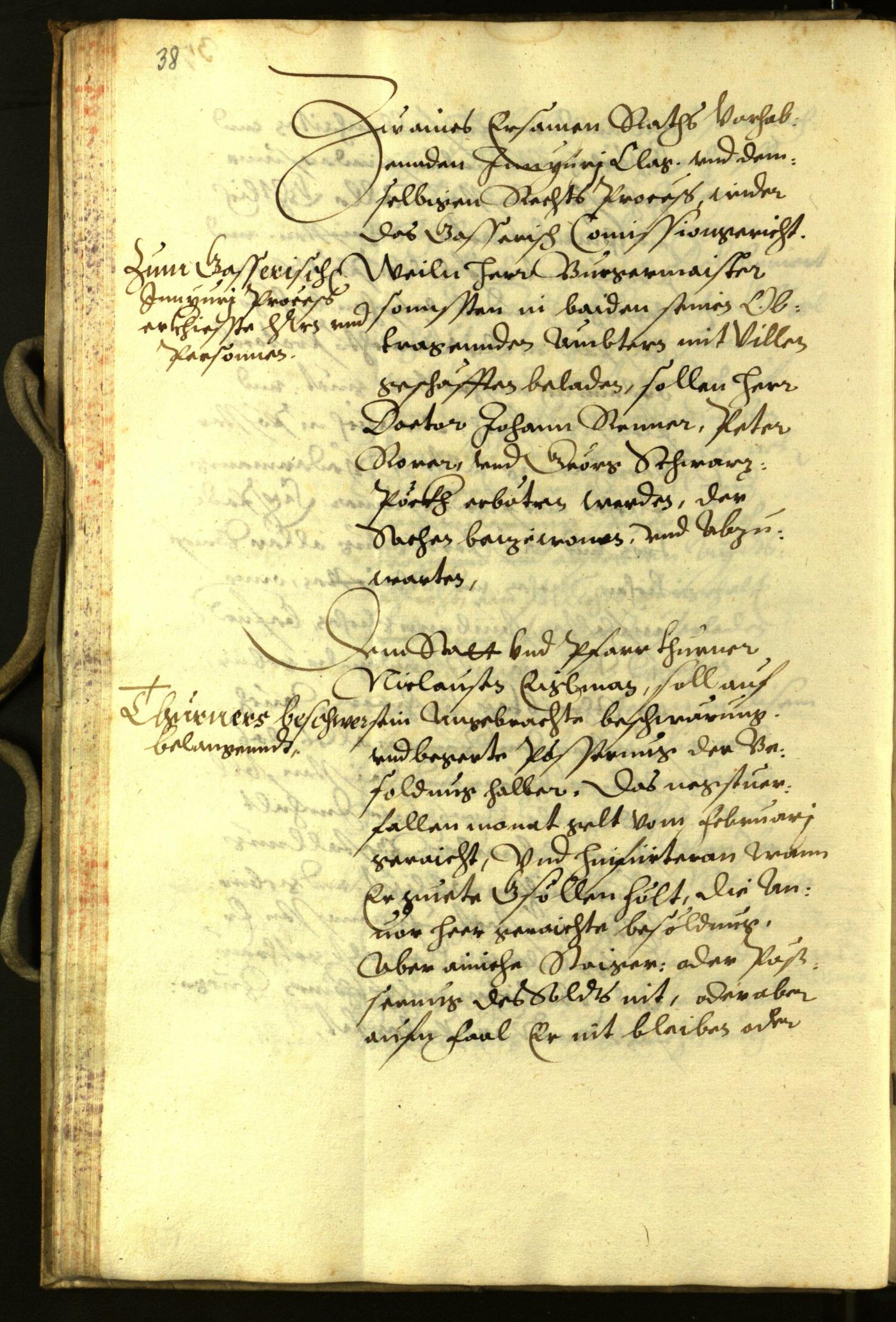 Archivio Storico della Città di Bolzano - BOhisto protocollo consiliare 1602 