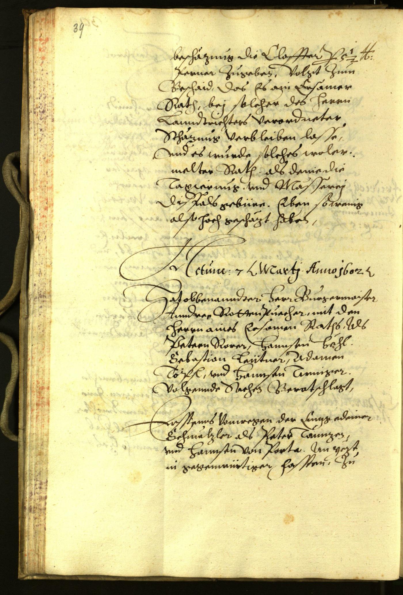 Civic Archives of Bozen-Bolzano - BOhisto Minutes of the council 1602 