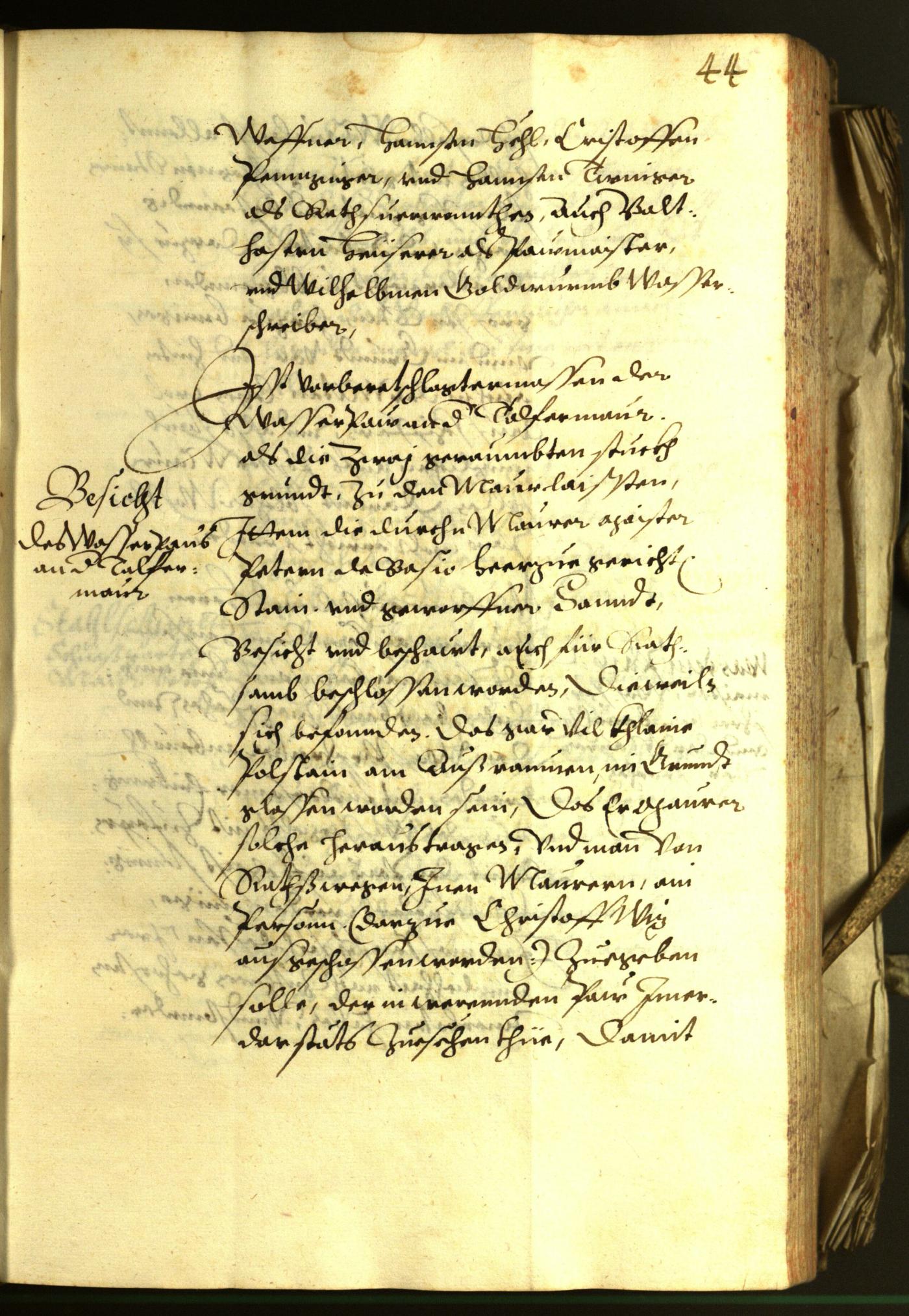 Civic Archives of Bozen-Bolzano - BOhisto Minutes of the council 1602 