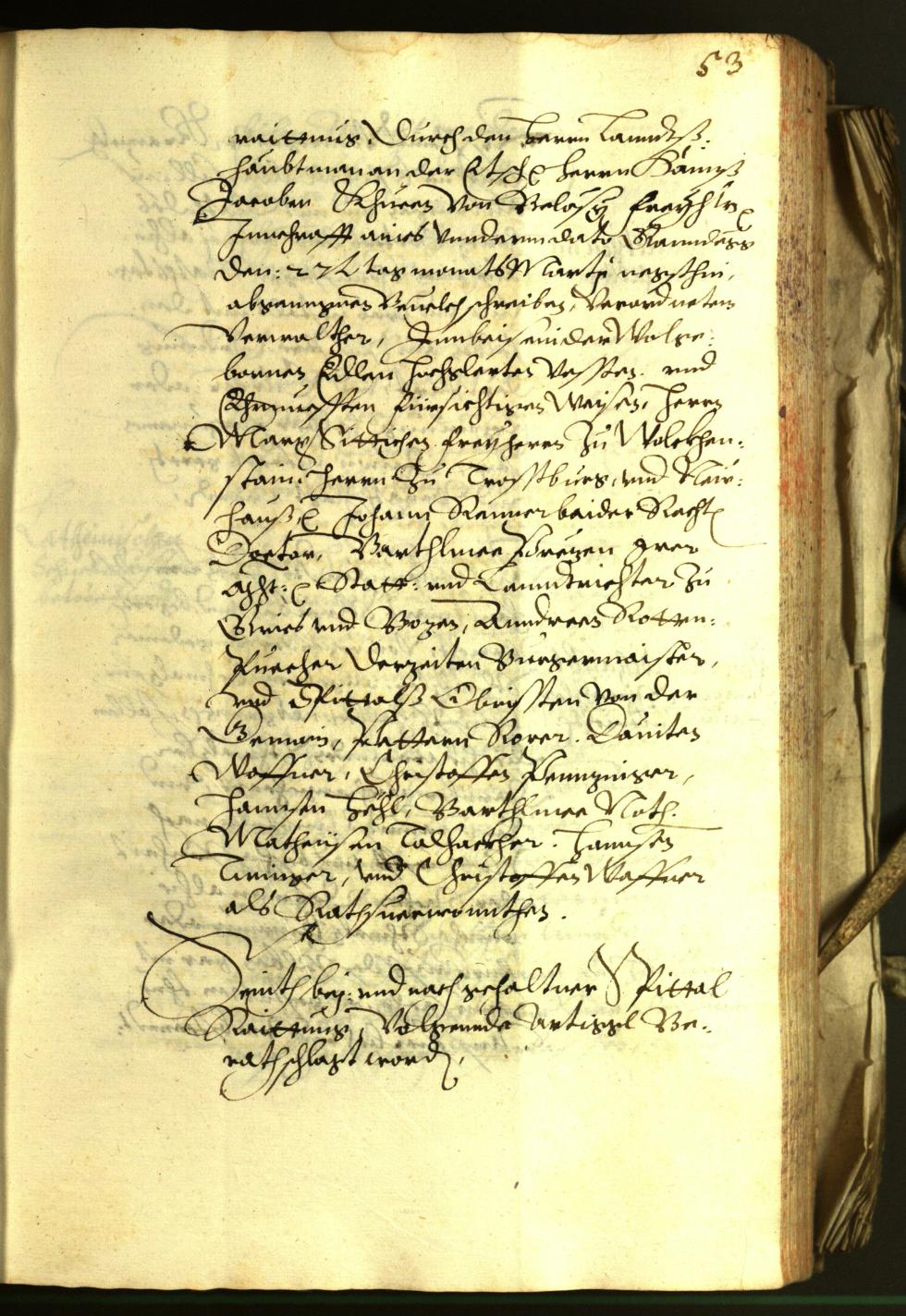 Civic Archives of Bozen-Bolzano - BOhisto Minutes of the council 1602 