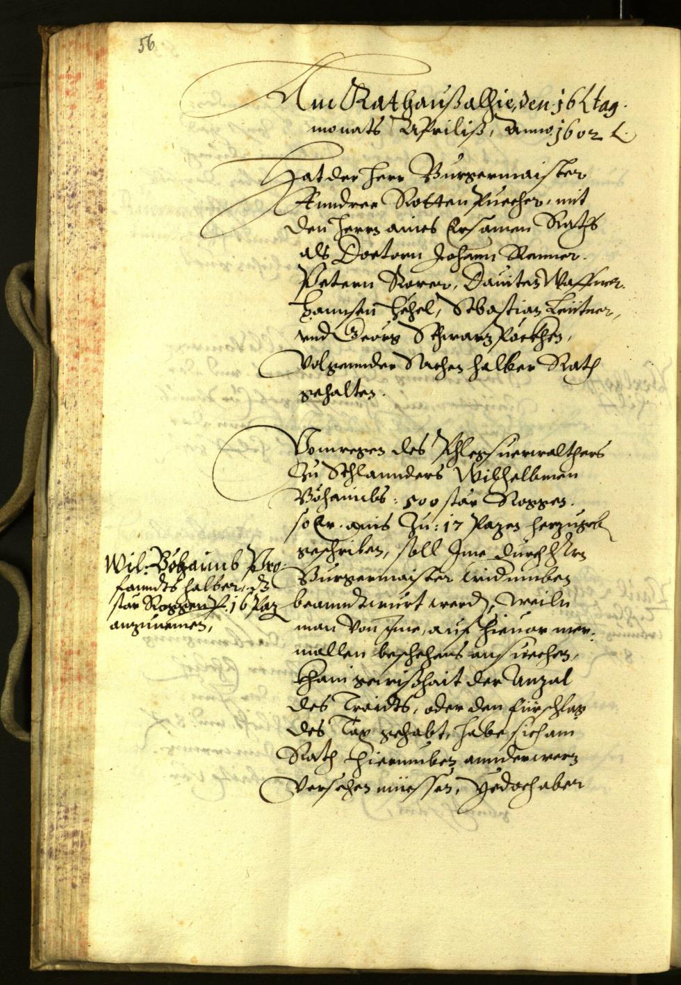 Civic Archives of Bozen-Bolzano - BOhisto Minutes of the council 1602 