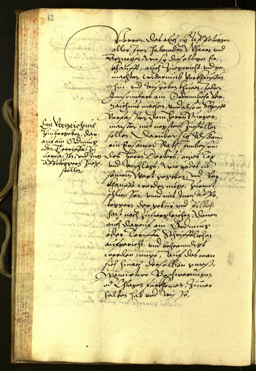 Stadtarchiv Bozen - BOhisto Ratsprotokoll 1602 