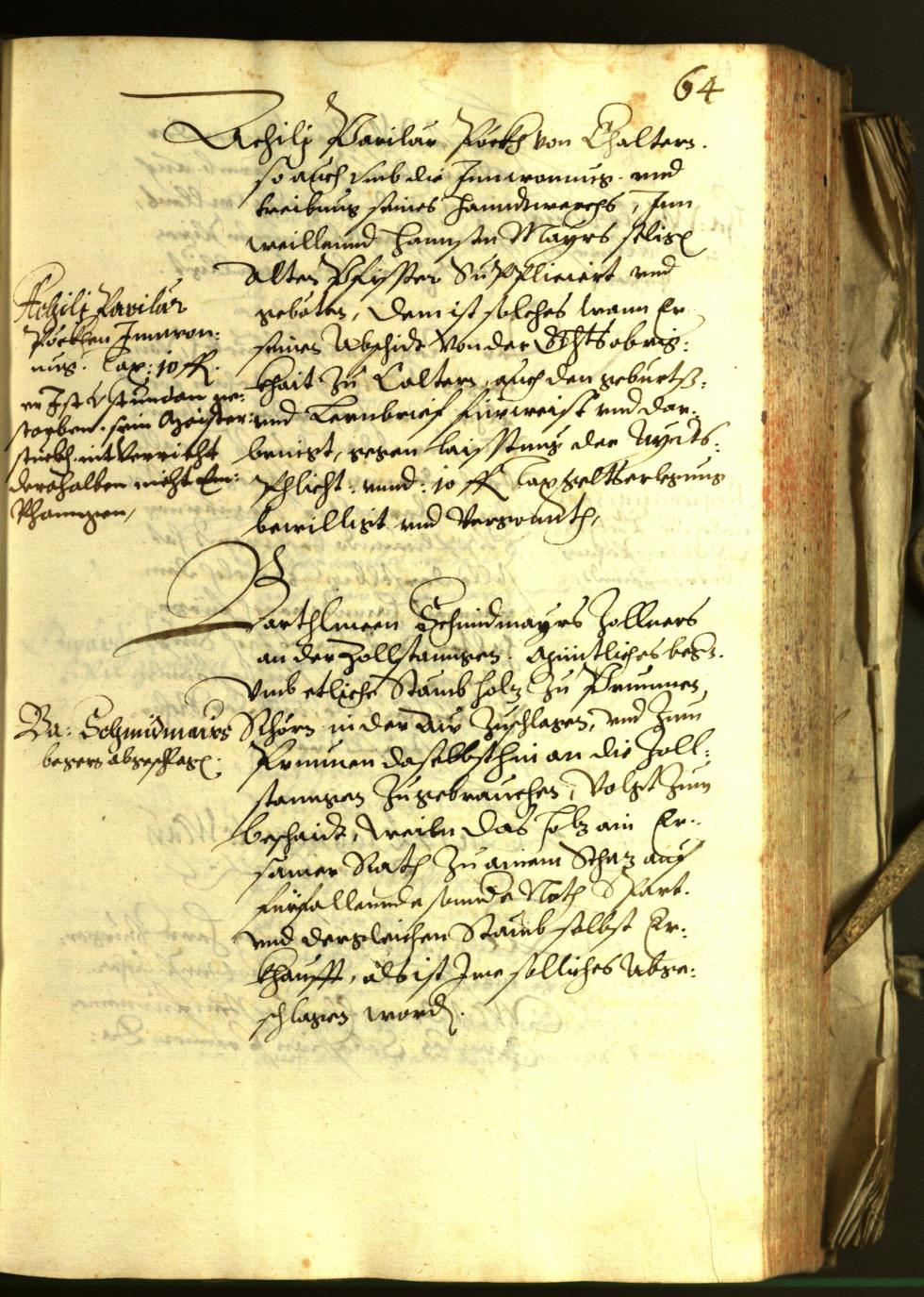 Stadtarchiv Bozen - BOhisto Ratsprotokoll 1602 