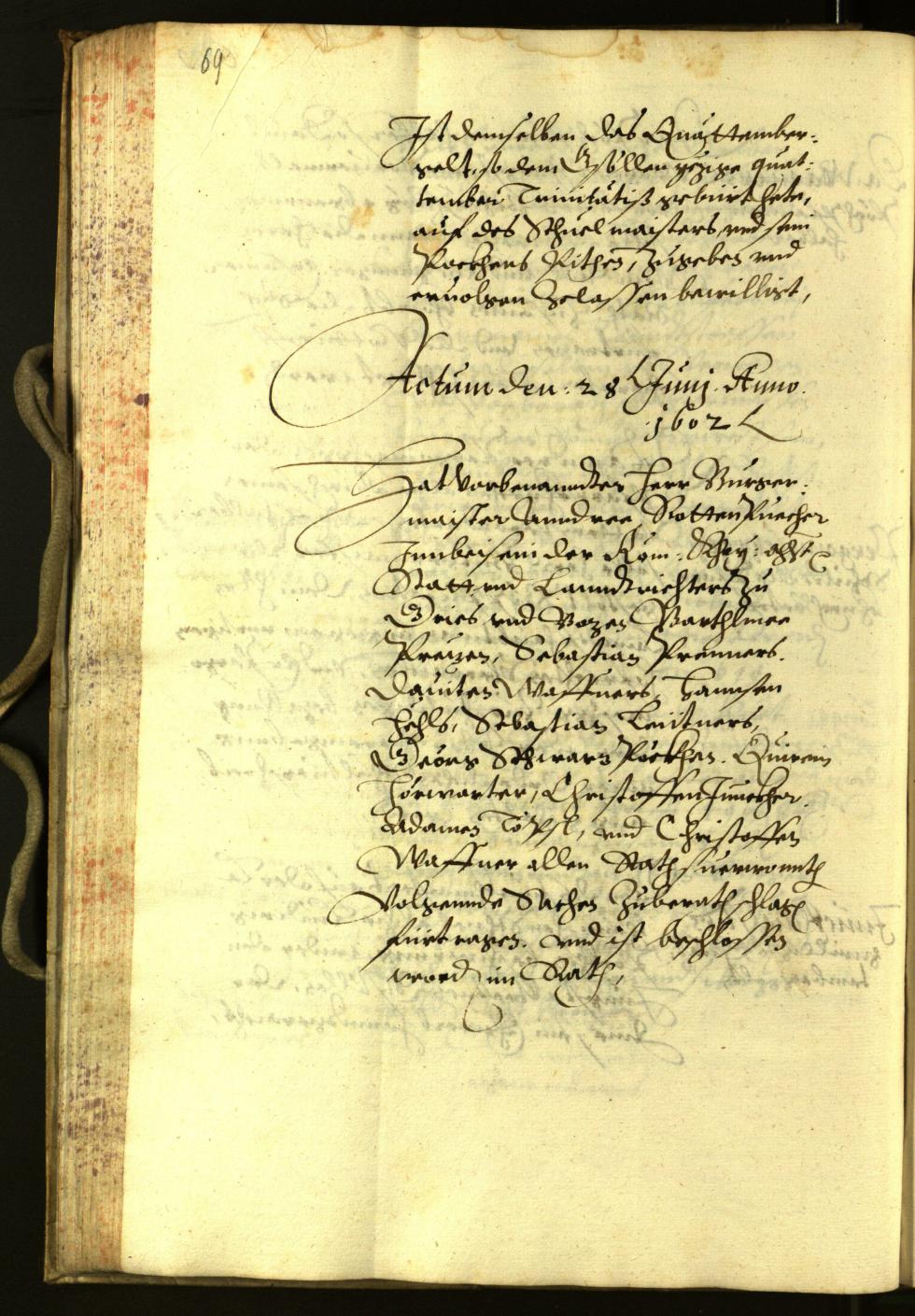 Civic Archives of Bozen-Bolzano - BOhisto Minutes of the council 1602 