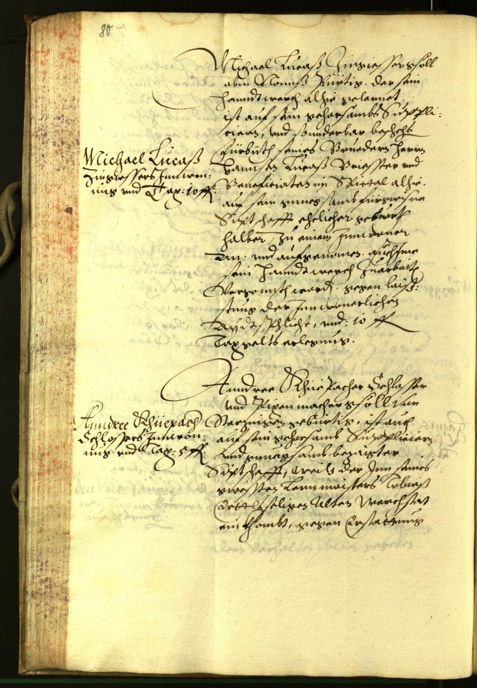 Stadtarchiv Bozen - BOhisto Ratsprotokoll 1602 