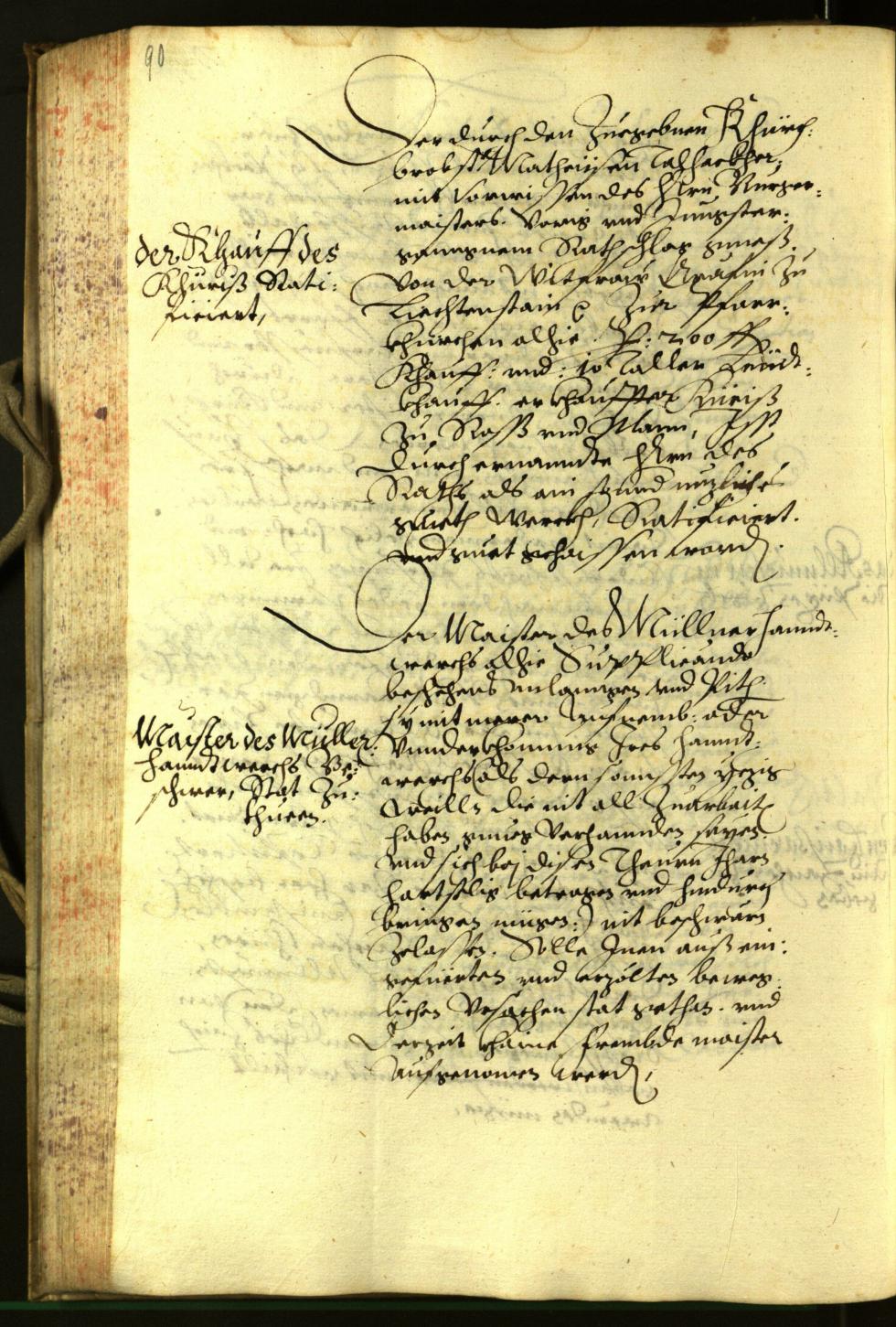 Stadtarchiv Bozen - BOhisto Ratsprotokoll 1602 