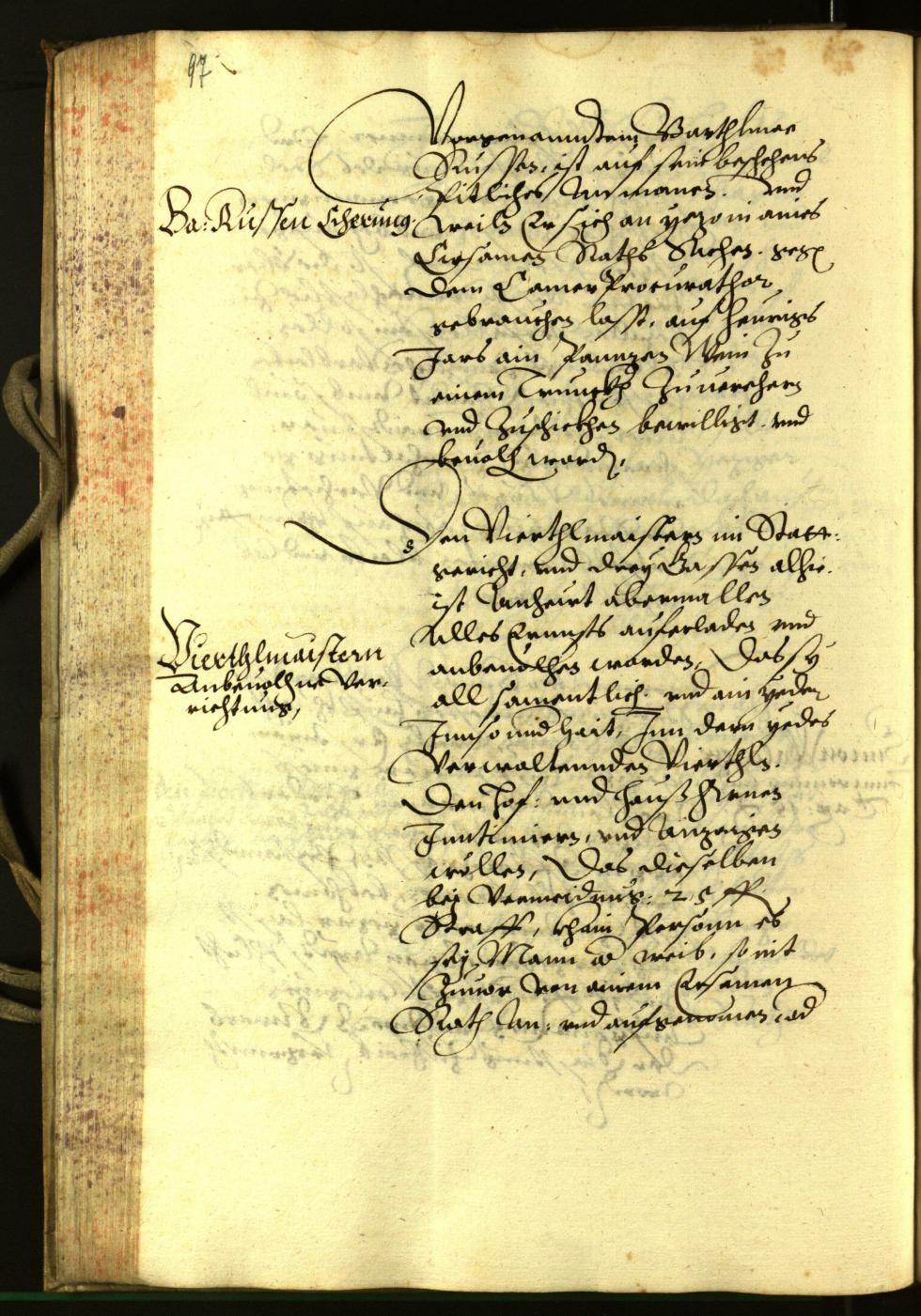 Stadtarchiv Bozen - BOhisto Ratsprotokoll 1602 