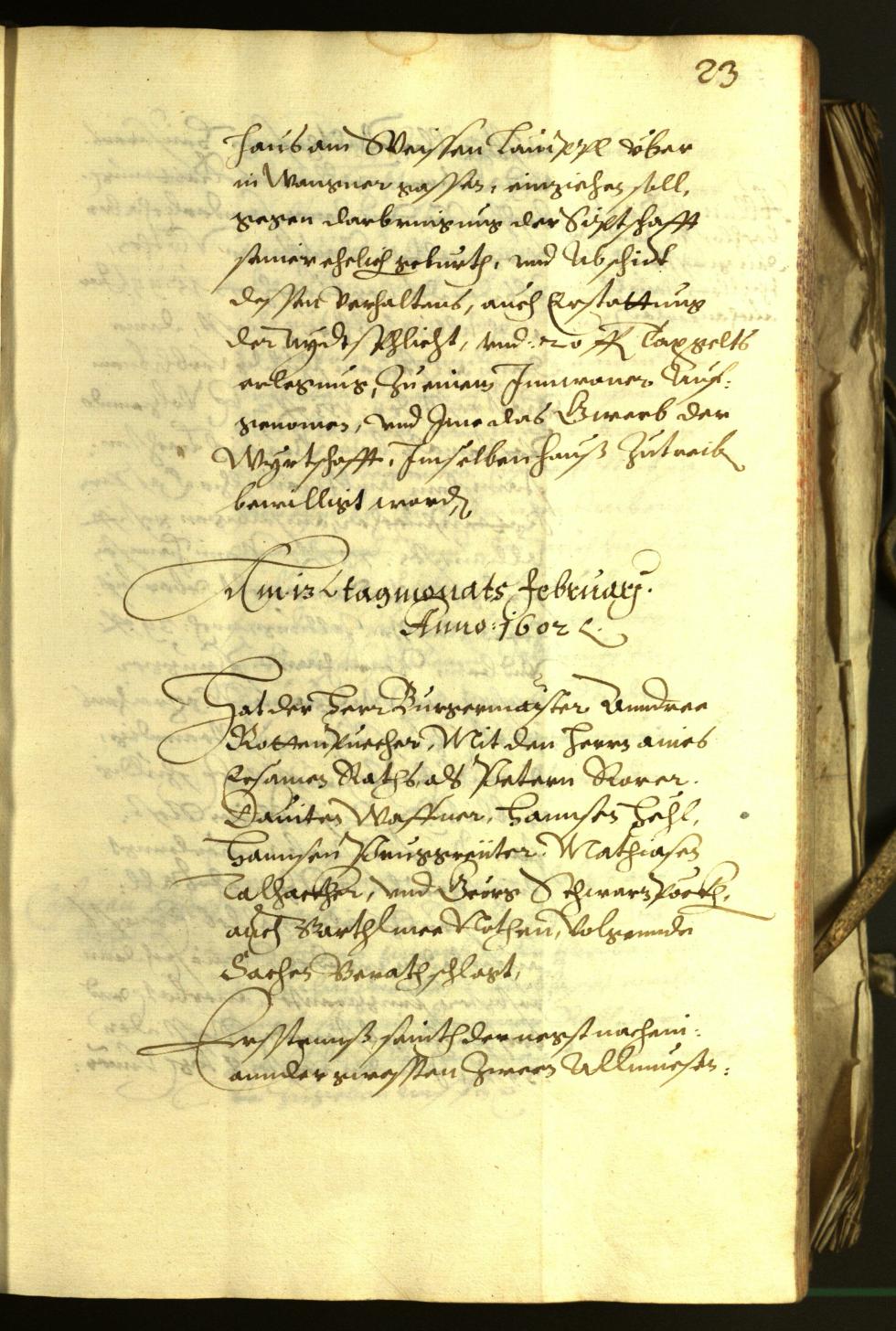 Civic Archives of Bozen-Bolzano - BOhisto Minutes of the council 1602 