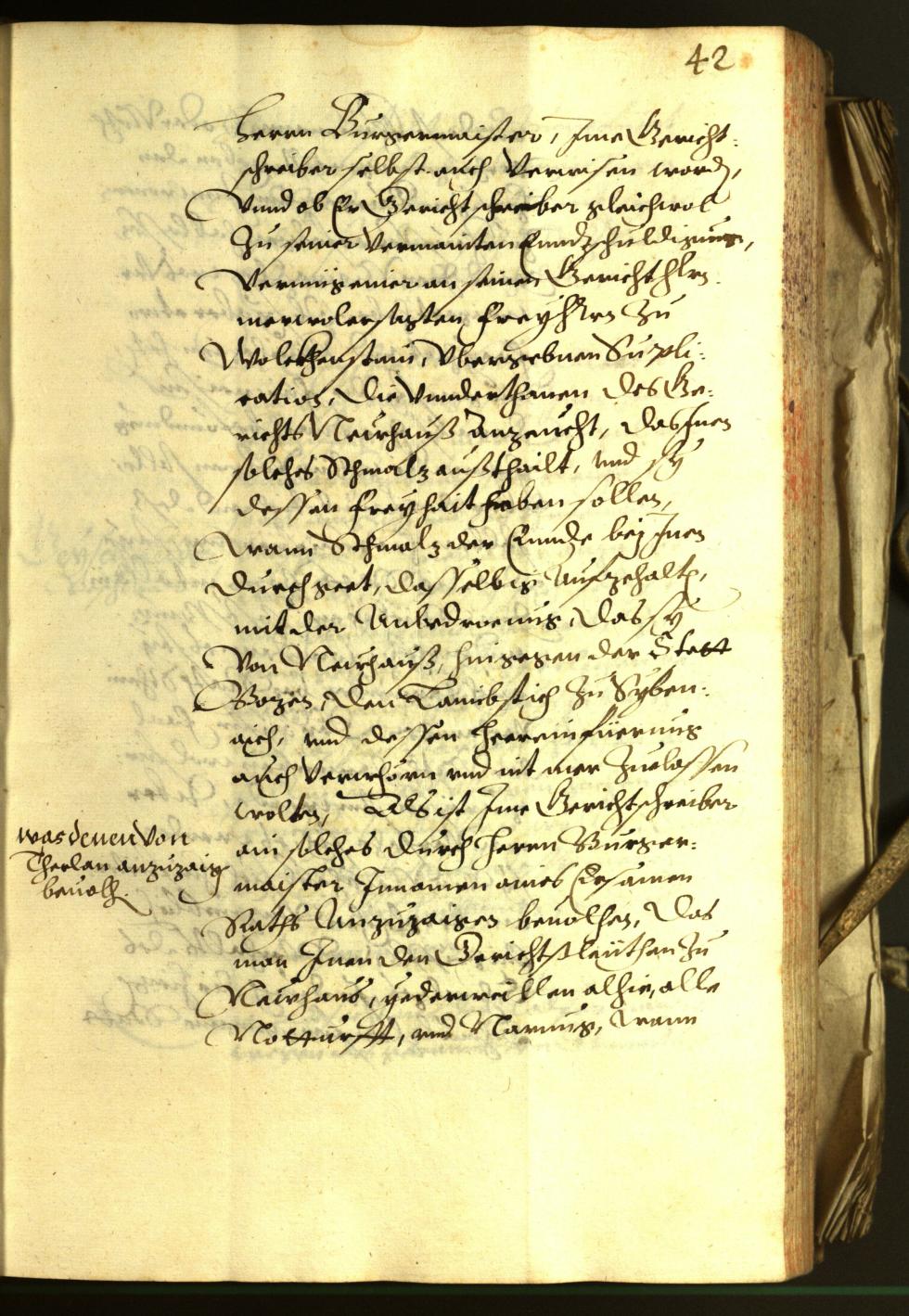 Stadtarchiv Bozen - BOhisto Ratsprotokoll 1602 