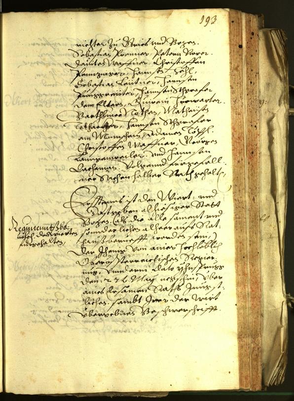 Civic Archives of Bozen-Bolzano - BOhisto Minutes of the council 1603 