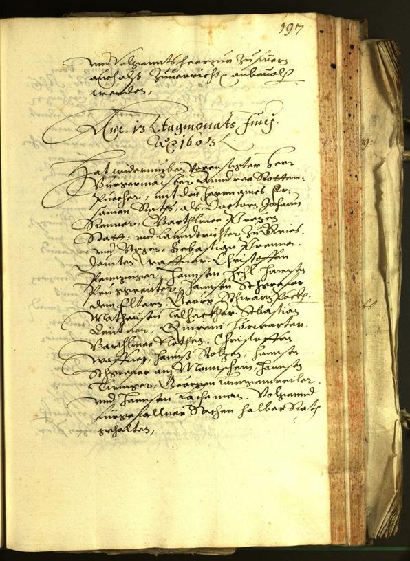 Civic Archives of Bozen-Bolzano - BOhisto Minutes of the council 1603 