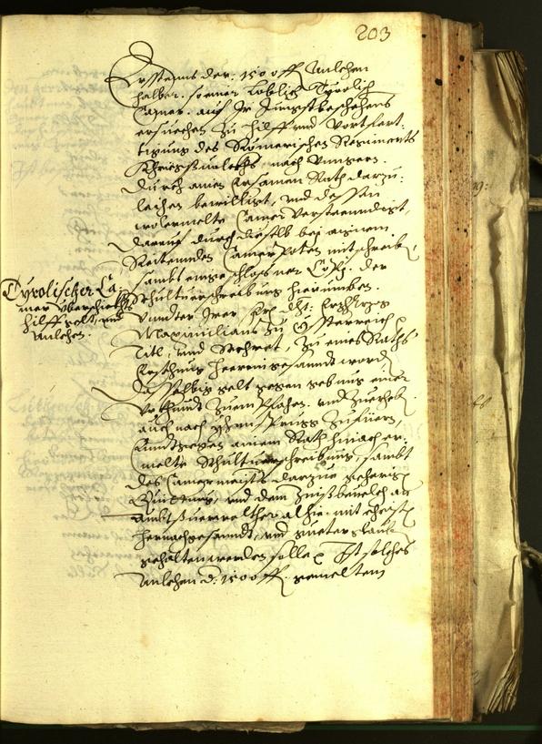 Archivio Storico della Città di Bolzano - BOhisto protocollo consiliare 1603 