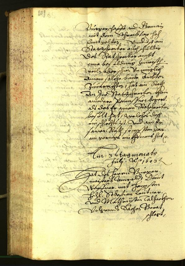 Archivio Storico della Città di Bolzano - BOhisto protocollo consiliare 1603 