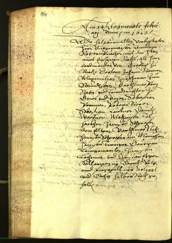 Archivio Storico della Città di Bolzano - BOhisto protocollo consiliare 1603 