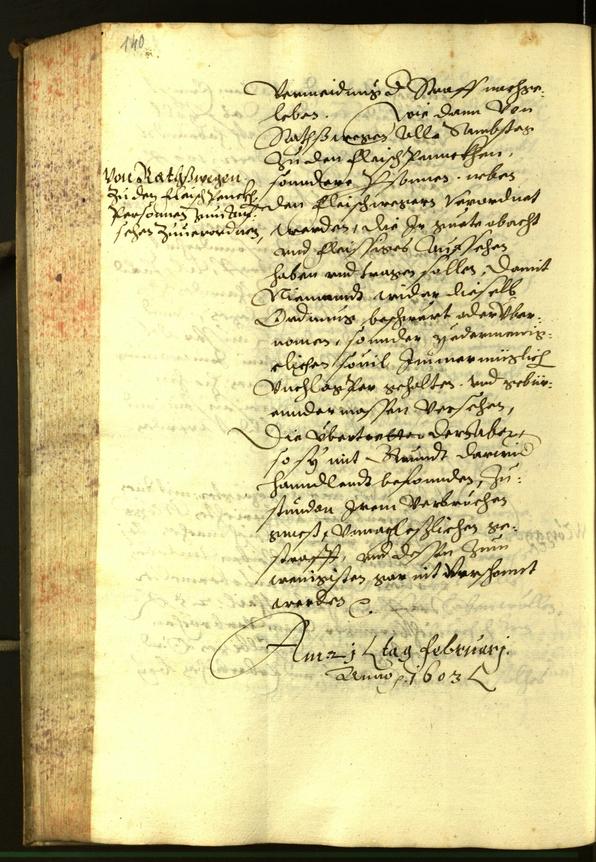 Civic Archives of Bozen-Bolzano - BOhisto Minutes of the council 1603 