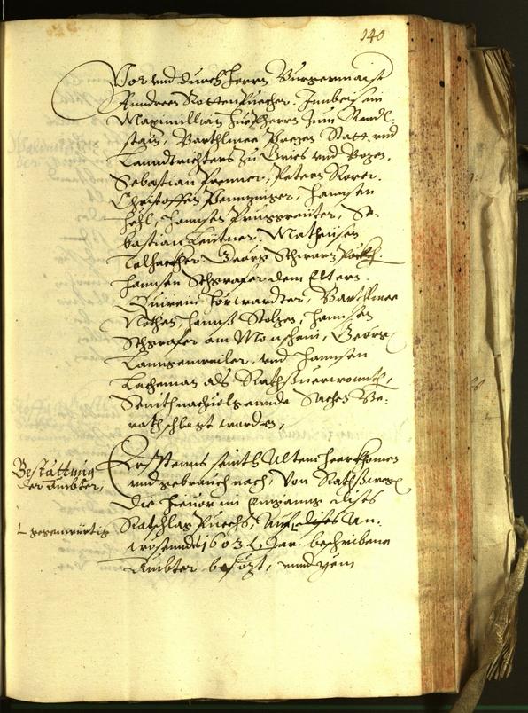 Archivio Storico della Città di Bolzano - BOhisto protocollo consiliare 1603 