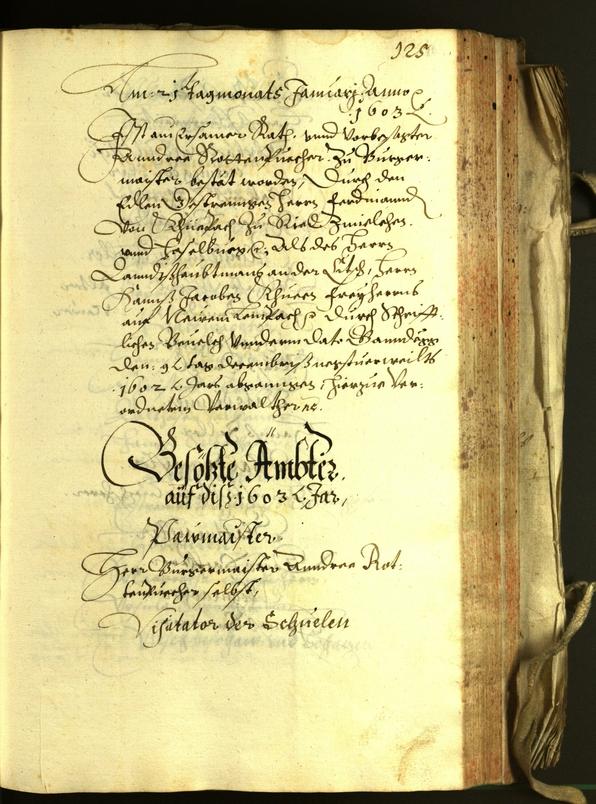 Civic Archives of Bozen-Bolzano - BOhisto Minutes of the council 1603 