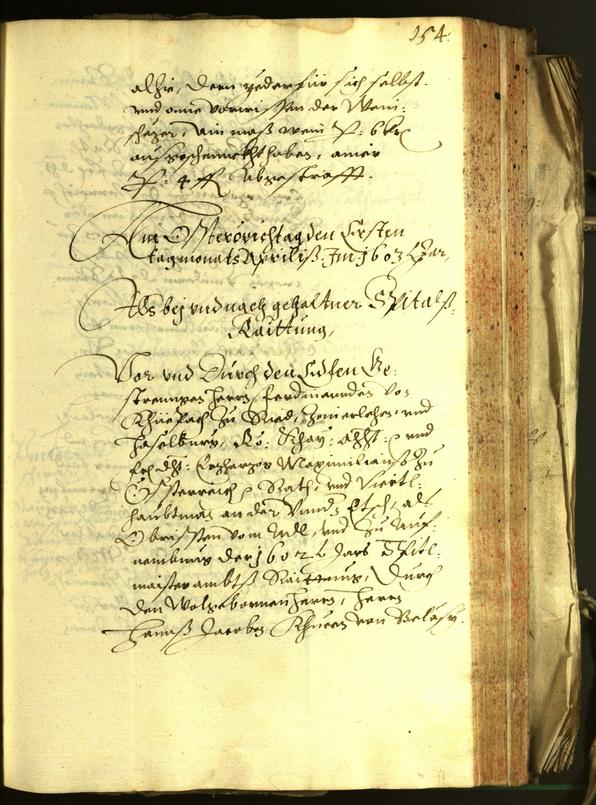 Archivio Storico della Città di Bolzano - BOhisto protocollo consiliare 1603 