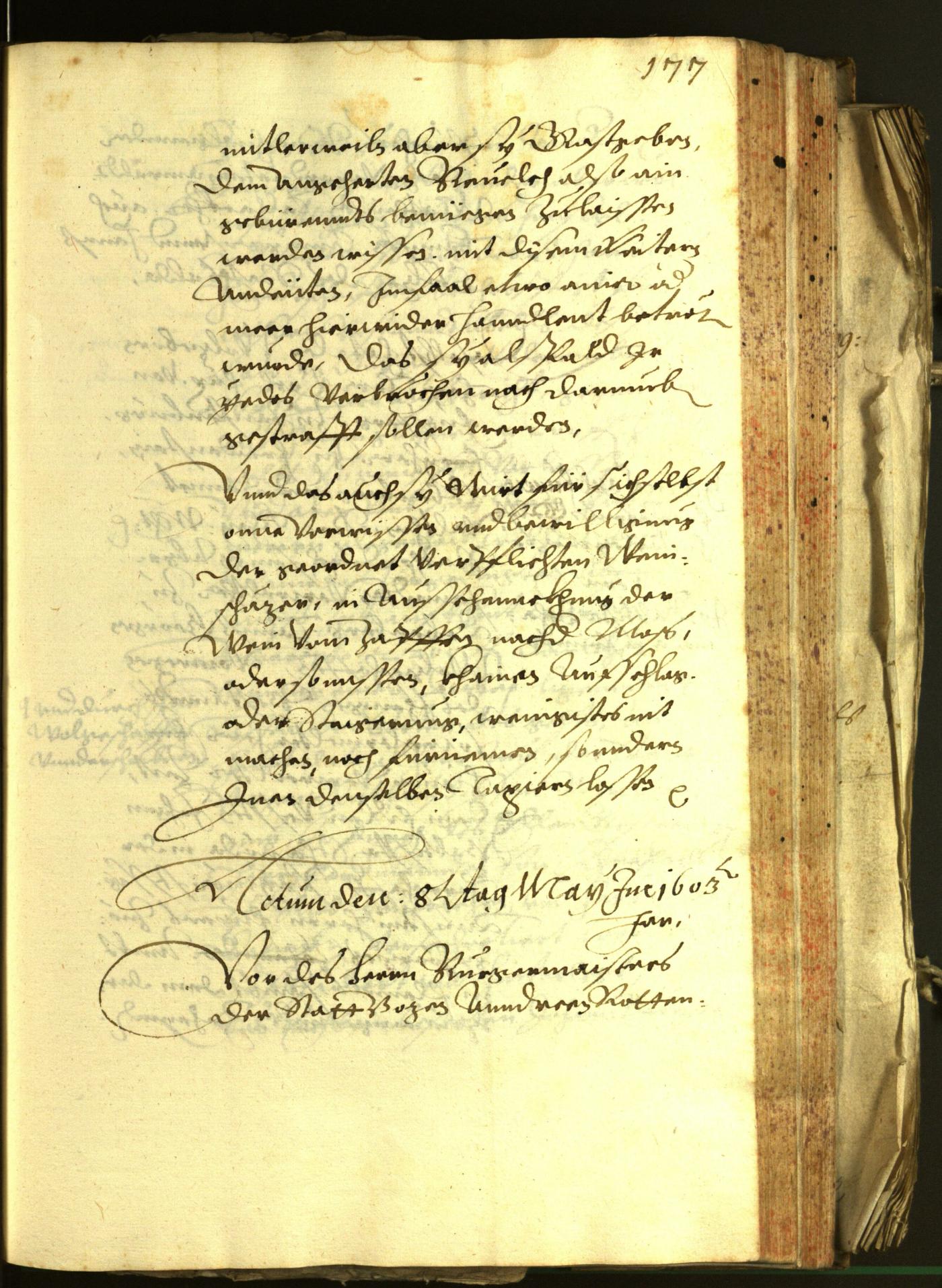 Civic Archives of Bozen-Bolzano - BOhisto Minutes of the council 1603 