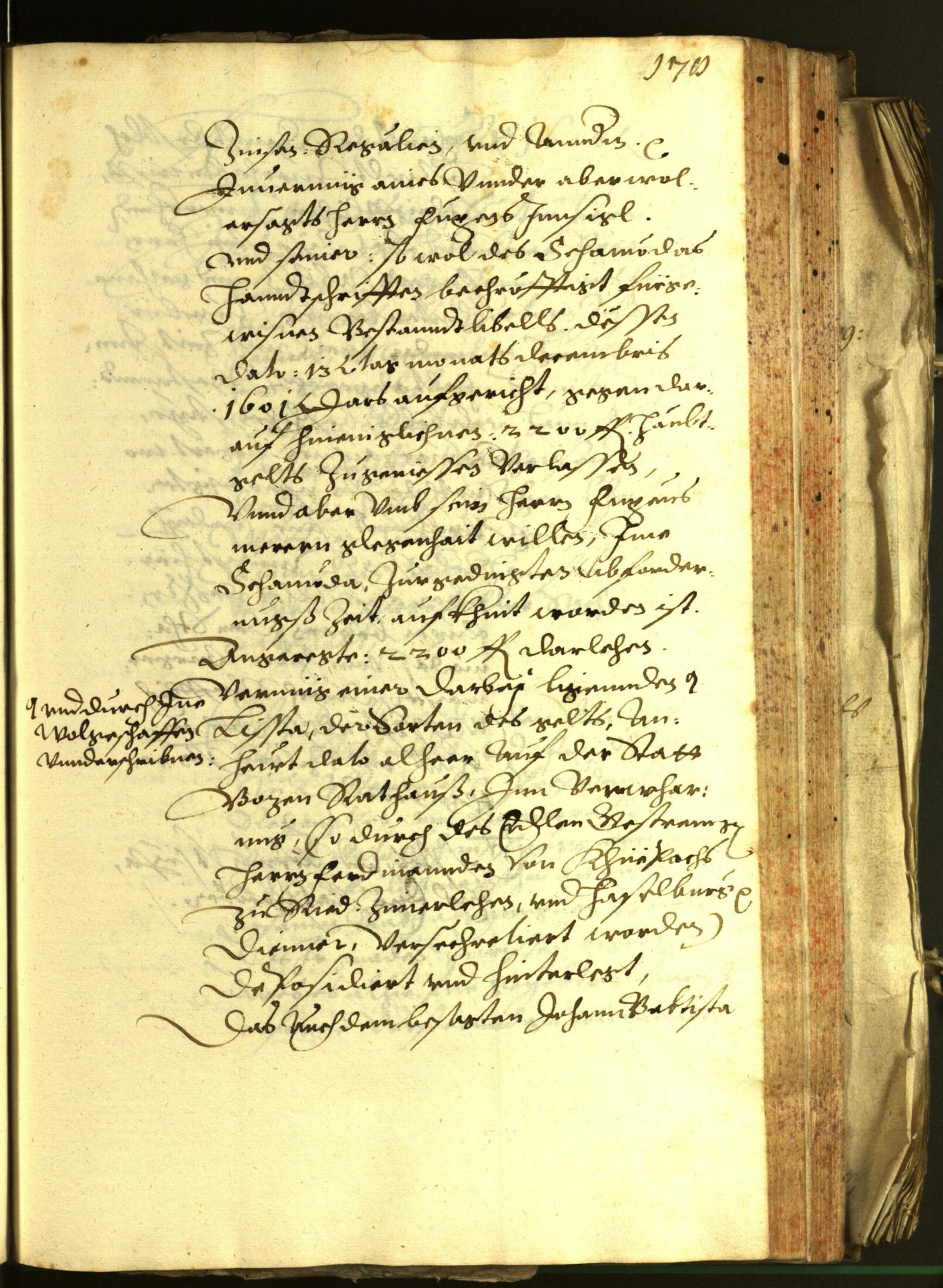 Archivio Storico della Città di Bolzano - BOhisto protocollo consiliare 1603 